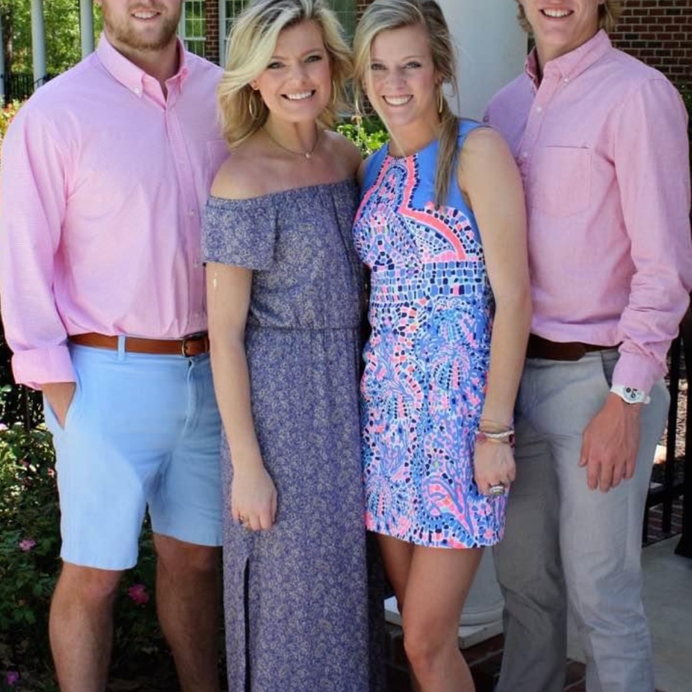 WORN ONCE ••Lilly Pulitzer Mila shift tic tac tile dress••